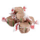 Brown and green chocolate mint Salt Water Taffy, Taffy Town, approximately 65 pieces per pound.