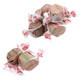 Taffy Town Hot Chocolate Salt Water Taffy, brown, approximately 65 pieces per pound.