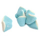 Sky blue Blue Raspberry Gummy Drops, sugar-dusted, perfect for candy buffets, parties, or baby showers.