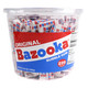 225 pieces of classic pink Bazooka Bubble Gum, original flavor, retro candy with cartoon wrappers.