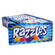 Razzles Original 24 pack, assorted fruit candy gum. Purple, orange, red, yellow, blue flavors.