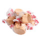 Salt Water Taffy Pumpkin Pie, soft creamy brown and orange candy, approx 65 individually wrapped gluten-free pieces. Made in USA.