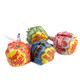 Colorful Chupa Chups lollipops, assorted fruit & cream flavors. Approximately 33 lollipops visible in bulk.