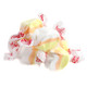 Yellow, orange, white Candy Corn Taffy, creamy smooth, 65 pieces per pound for Halloween, Fall candy dishes.