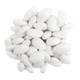 Elegant white Jordan almonds, crunchy sweet candy shell. Perfect bulk candy for weddings, baby showers, 110 per pound.