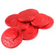 image of red chocolate coins