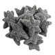 Chewy, super salty black licorice starfish dusted with sugar, made in Holland, a popular savory treat.