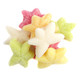 2.2LB bag of colorful gummy tropical starfish candy, assorted raspberry, orange, pineapple, apple, pear flavors.