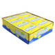 Lemonheads mini sour lemon candy, 24 individual yellow packs, fun size retro treat.