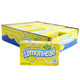 Mini Lemonheads, 24 count display box. Sour yellow lemon candy, .8oz packs.