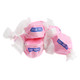 Red sugar-free cinnamon salt water taffy, chewy, juicy, approximately 65 pieces per pound, American-made.