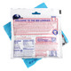 Big League Chew Curveball Cotton Candy. Vibrant blue shredded bubble gum strips in a single stay-fresh pouch, cotton candy flavor.