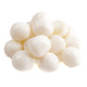 White Pina Colada Chewy Sour Balls, approx 95 pieces per pound. Tangy sweet candy for tropical, wedding, luau parties.