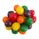 Sweets Company Assorted Chewy Sour Balls, bright rainbow mix of cherry, lemon, orange, green apple, grape. About 95 per lb. USA.
