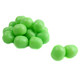 Light green watermelon chewy sour balls, tangy, approx 95 individual candies per 1 lb. Made in USA.