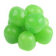 Light green watermelon chewy sour balls, tangy sweet flavor, approx. 95 pieces per pound.