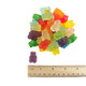 Albanese Gummy Bears, 12 vibrant fruit flavors, colorful mix, gluten-free, approximately 140 per pound.