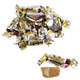 Coffee Rio Cafe Latte Sugar-Free Hard Candies, brown-beige, real coffee flavor, approx 87 pieces per pound.