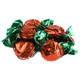 Primrose Strawberry Hard Candy, vibrant red, individually wrapped in bright foils resembling strawberries, approx 66 per pound.