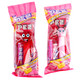Pez Valentine 12-piece individually wrapped dispensers, heart-themed, red, pink, classic novelty candy with refills.