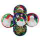 Palmer Christmas chocolate crisp discs, festive red green foil wrapped, double crisp candy for stocking stuffers.