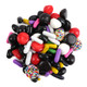 Jelly Belly Licorice Bridge Mix, black and red licorice jelly beans, pastels, buttons, nonpareils, 250 pieces per pound.
