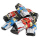 Pile of approximately 50 miniature chocolate toy soldiers, wrapped in assorted festive foils, Madelaine milk chocolate.