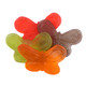 Detailed Large Gummy Butterflies, vibrant rainbow colors, 2 1/2 inch wingspan. Approx 30 fruit gummies per lb.
