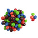 Wild Berry Skittles, vibrant mix of red, purple, pink, green chewy candies, approx 440 per pound.