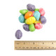 Mini Gummy Eggs, pastel blue, purple, orange, green, yellow, lightly sugared, 100 per pound, Easter candy.