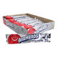 Airheads White Mystery chewy candy. 36 pieces, white color, silver wrappers. Vegan, gluten-free.