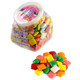 Dubble Bubble Office Pleasures chewing gum, 1 lb. resealable container, 390 assorted colorful pieces.
