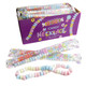 24 individually wrapped Smarties candy necklaces, colorful candy beads on stretchy cords.