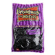 Black licorice wheels, rolled laces, 1.5 inch diameter, 4.4lb bag, Gerrit Verburg.