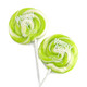 image of whirly pops lime green white lollipops 