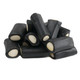 Black Licorice Rockies, soft black licorice candy with a sweet white cream center, 2.2LB bag, ~220 pieces.