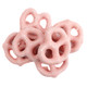 image of mini strawberry yogurt pretzel bulk unwrapped candy pink girl baby shower covered pretzels hayden valley farms