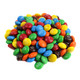 Rainbow-colored Mini M&M's, many bite-sized milk chocolate candies, perfect for baking and dessert toppings.