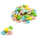 Pastel blue, green, pink, yellow Easter Candy Corn, approx 400 pieces per pound for baskets, dishes, & buffets.
