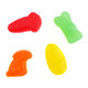 Easter Eggs and Bunnies Juju Mix, colorful chewy candy shapes. Lime, Lemon, Orange, Cherry flavored Easter treats.