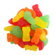 Chewy Easter Eggs and Bunnies Juju candy mix. Bright green, yellow, orange, red fruit flavors for Easter.