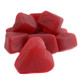 Fiery red, heart-shaped cinnamon juju hearts, sweet & spicy, approx. 80 pieces per pound, Valentine's Day candy.
