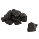 Black Beehive Honey Licorice, Dutch, with real honey & salt. Beehive shape, 1 inch, 100 pieces per pound.