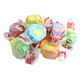 Taffy Town assorted tropical salt water taffy, ~65 pieces/lb. Mango, Passion Fruit, Tropical Punch, Pineapple flavors.