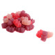 Bulk Non-GMO Gummy Bears, naturally colored red, purple, green, grape, cherry, watermelon flavors, approx. 100 per pound.