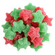 image of red and green sour candy jelly stars christmas bulk unwrapped