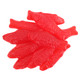 Vibrant red Swedish Fish, chewy cherry flavored candy. Approximately 55 fish-shaped pieces per pound.