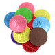 image of assorted chocolate coins foil wrapped chocolates candy rainbow fort knox 
