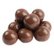 Bulk unwrapped crunchy triple-dipped milk chocolate malt balls. Rich brown candy, creamy texture, USA made.