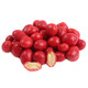 Sconza Boston Baked Beans candy, showcasing the textured, glossy red candy shells of the sweet peanuts
